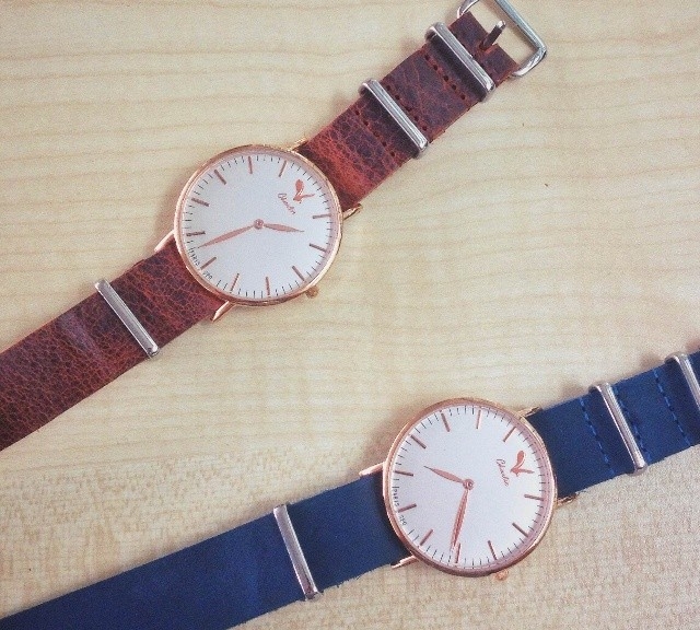 Watches with $15 leather NATO strap from #cheapestnatostraps.com #leathernatostrap #natostrap #natoband