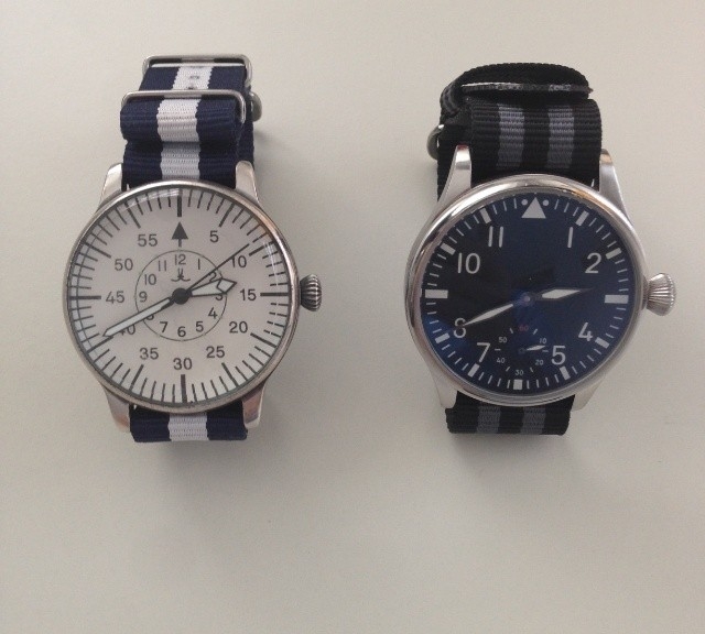 Pilot watches with NATO straps from #cheapestnatostraps.com #pilotwatch #natostrap #natoband