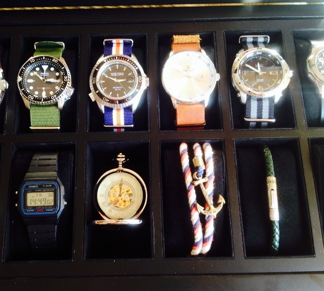 Collection of watches with NATO straps from #cheapestnatostraps.com #natostrap #natoband