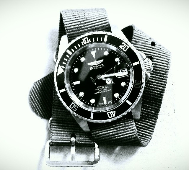Invicta on a NATO strap from #cheapestnatostraps.com #invicta #natostrap #natoband #diverswatch #klocksnack #watchuseek