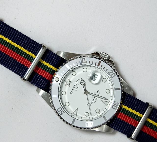 Oxygen on a NATO strap from #cheapestnatostraps.com #oxygen #natostrap #natoband #instawatch