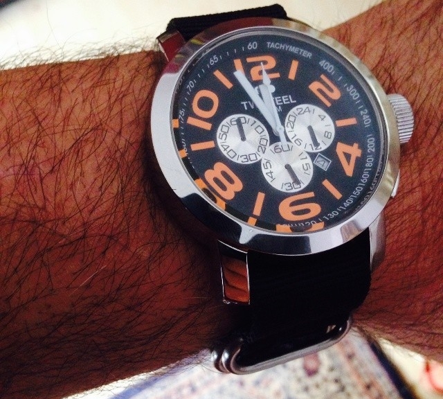 TW Steel on a Zulu strap from #cheapestnatostraps.com #twsteel #zulustrap #natostrap #natoband #instawatch