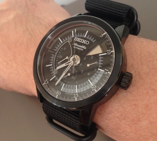 Seiko on a PVD Zulu strap from #cheapestnatostraps.com #seiko #zulustrap #natostrap #natoband #klocksnack #watchuseek #timetotalk