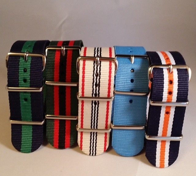 Preppy package deal 5 NATO straps for only $24.95!
Check it out on cheapestnatostraps.com world wide shipping $3.99!
#cheapestnatostraps #natostrap #watchband #watchuseek #klocksnack